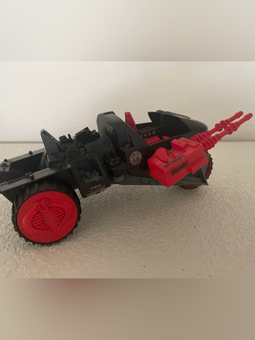 G.I. JOE ARAH Cobra Stun Vehicle Hasbro Vintage 1986 - Picture 2 of 2